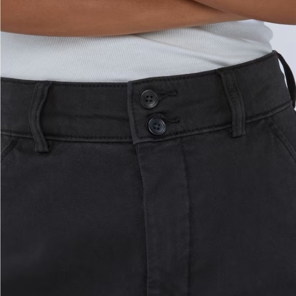 EVERLANE The Organic Wide Leg Pant In Black - Picture 8 of 8